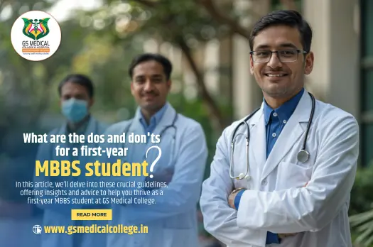 What are the dos and don'ts for a first-year MBBS student?