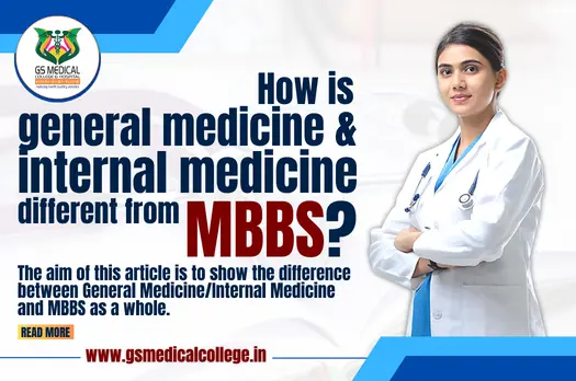 How is general medicine & internal medicine different from MBBS?