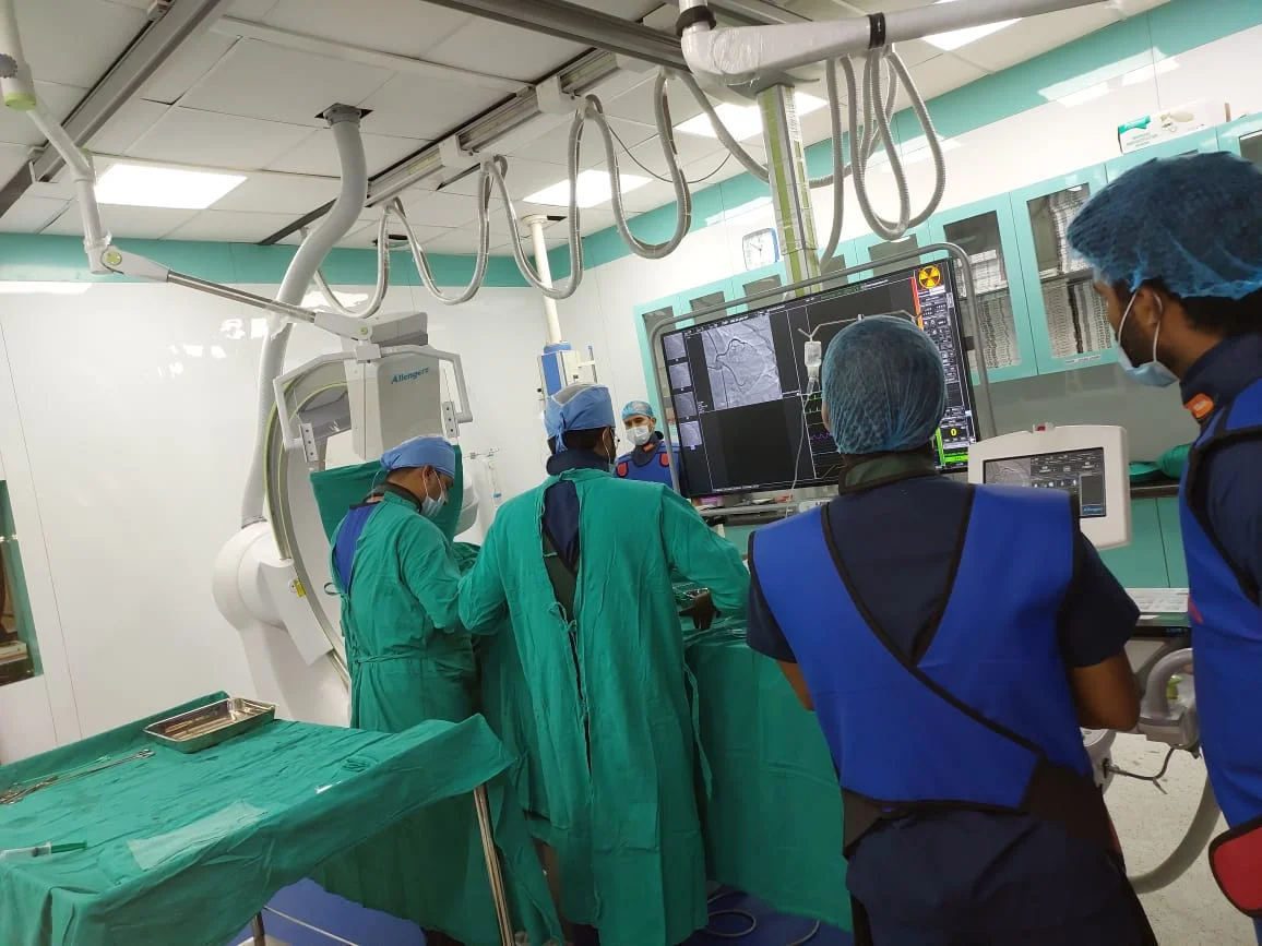 Five Doctors in Operation Theatre